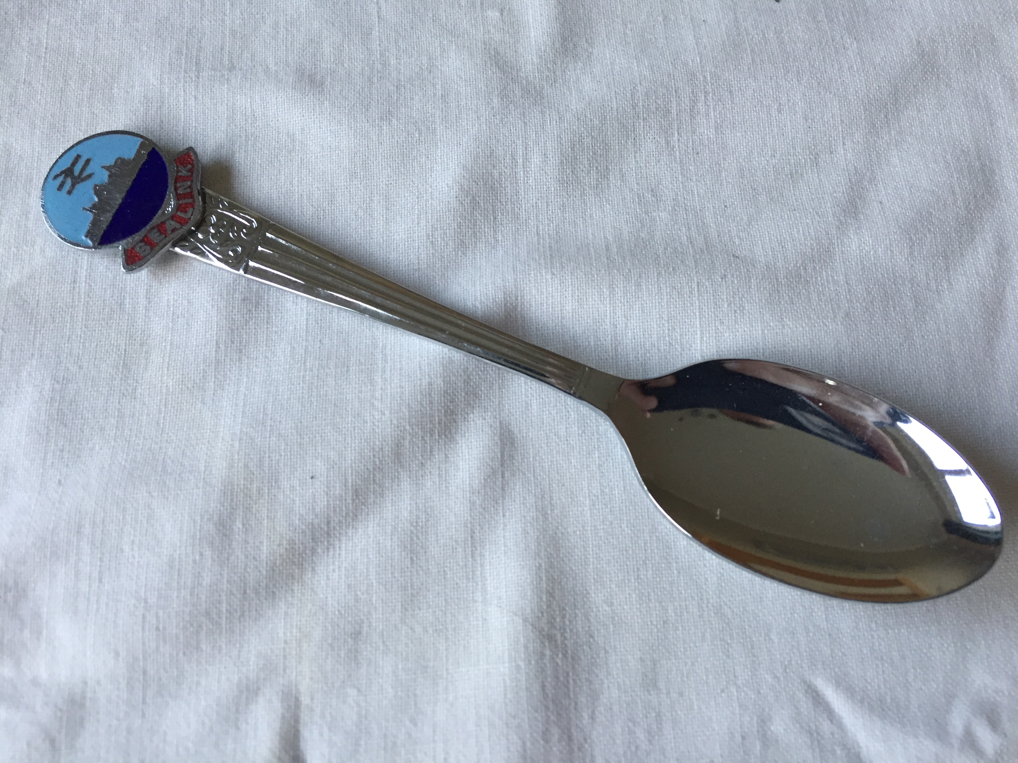 EARLY SOUVENIR SPOON FROM THE SEALINK FERRY CROSSING SERVICE